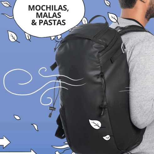 Mochilas, malas e pastas