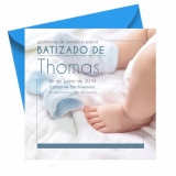 orçamento de papelaria personalizada para batizado Ibirapuera