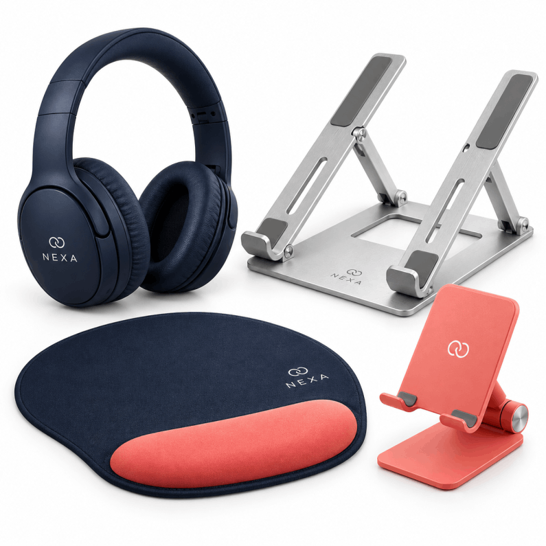 Tecnologia e acessorios personalizados
